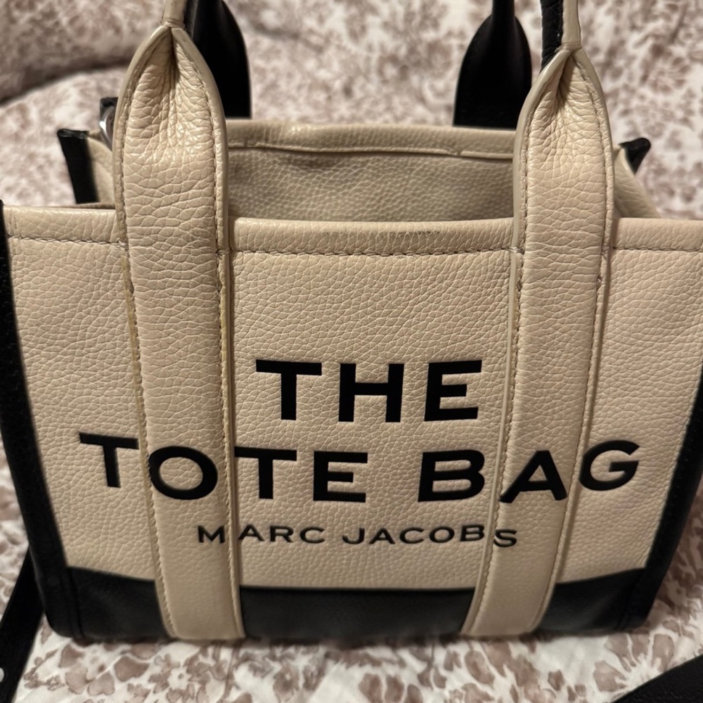 Marc Jacobs Cream and Black Tote